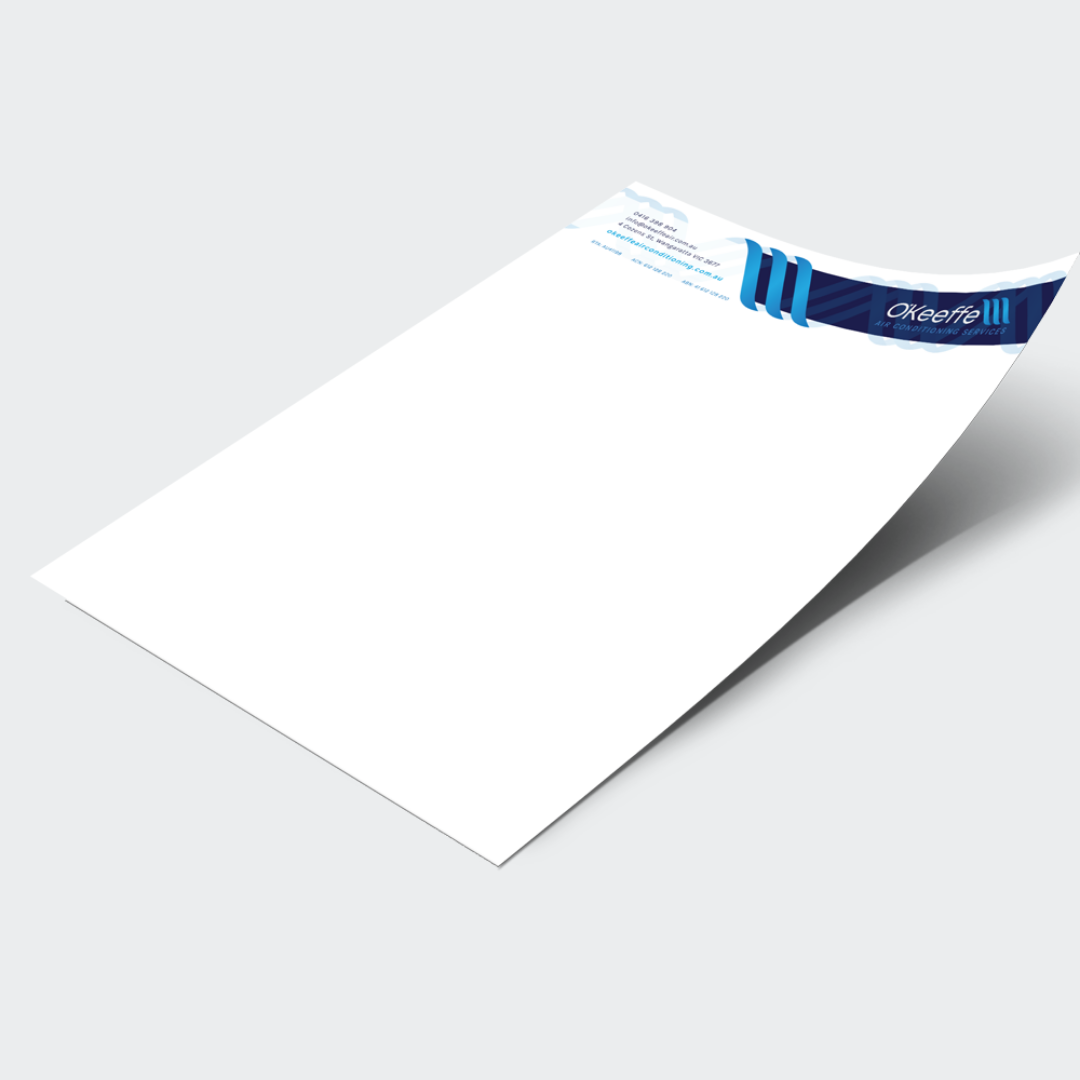 O'Keeffe Air Conditioning Services - Letterhead O'Keeffe Air Conditioning Services - Letterhead