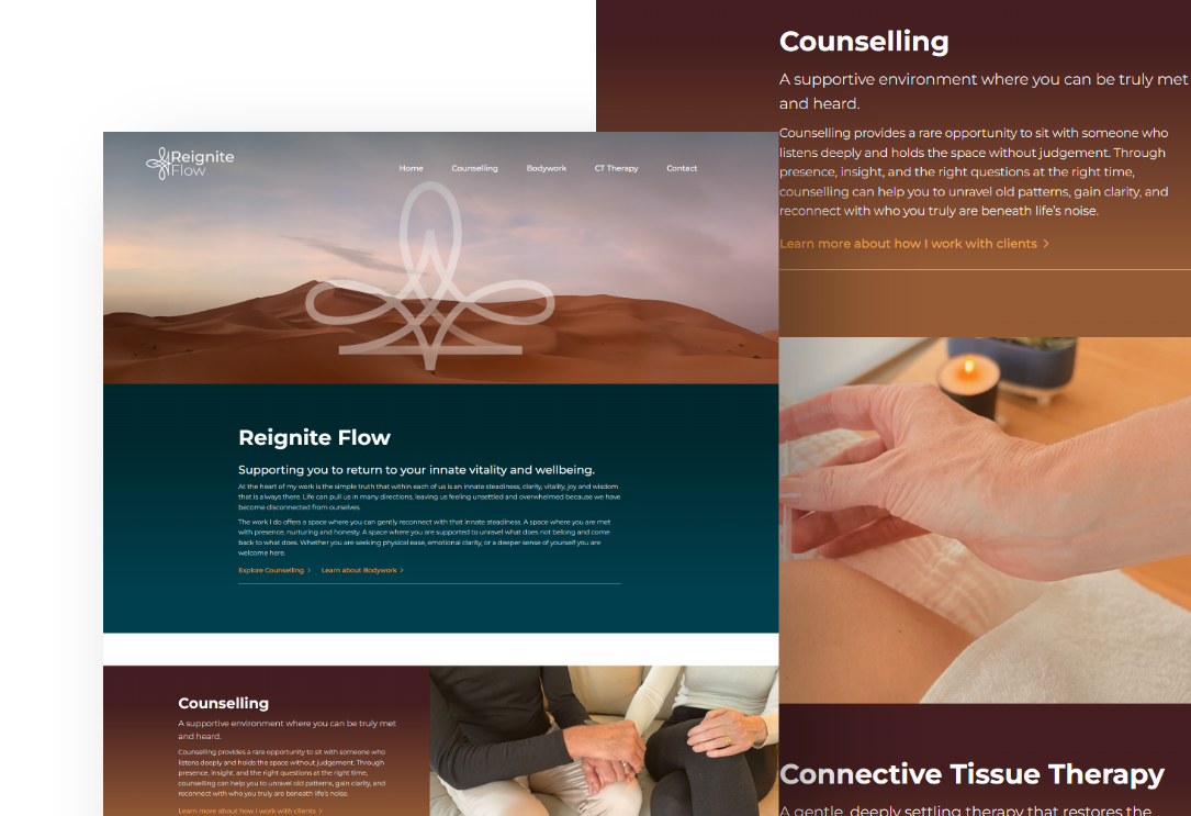 Reignite Flow - Branding & Website